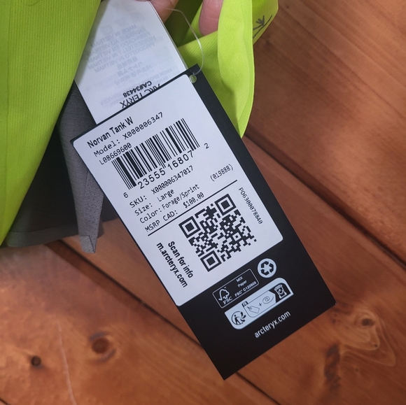 Arc'teryx Norvan Tank NWT Large - Picture 6 of 7